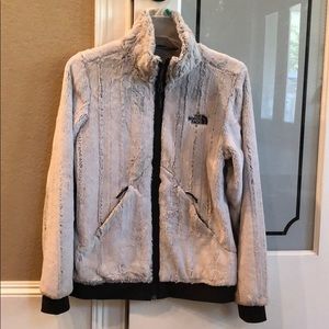The North Face womens faux fur jacket size XS